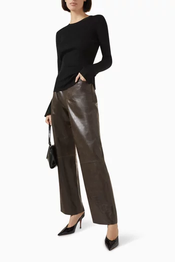 Kathy Top in Merino Lurex