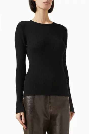 Kathy Top in Merino Lurex