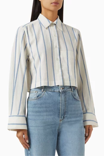 Issa Striped Shirt in Cotton