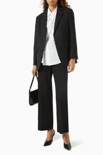 Unisex 2-button Blazer in Wool