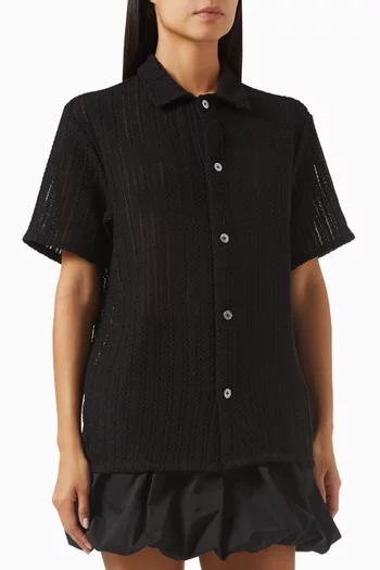 Unisex Classic Shirt in Crochet