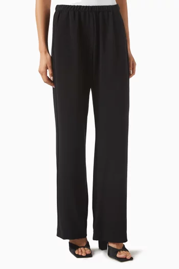 Everywhere Straight-leg Pants in Crepe