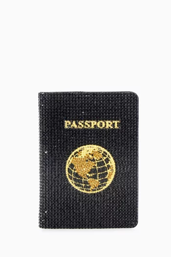 Traveler Embellished Passport Cover