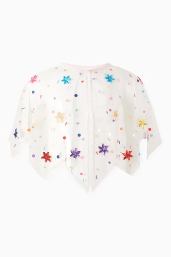 Star Sprinkles Cape in Tulle