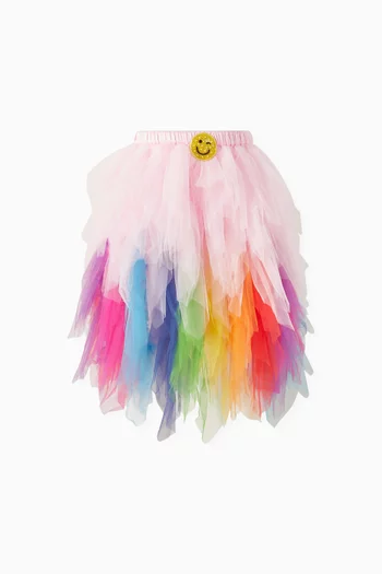 Colour Swirl Skirt in Tulle