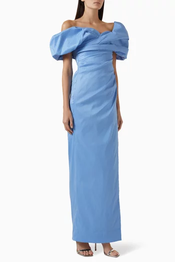 Gia Gown in Stretch Crepe