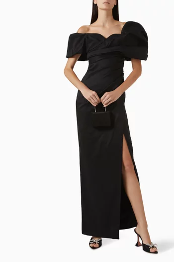 Gia Gown in Stretch Crepe