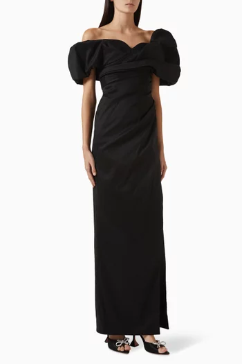 Gia Gown in Stretch Crepe