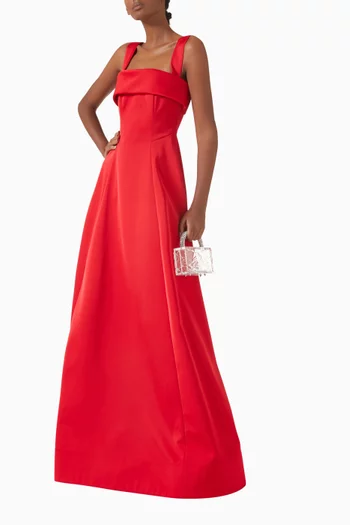 Sera A-line Gown in Satin
