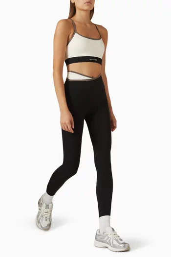 لغينغز ستيتس طويل مزيج نايلون