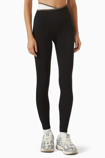 لغينغز ستيتس طويل مزيج نايلون