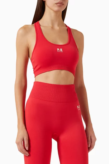 حمالة صدر رياضية ريستور بدون حياكة نايلون مطاطي