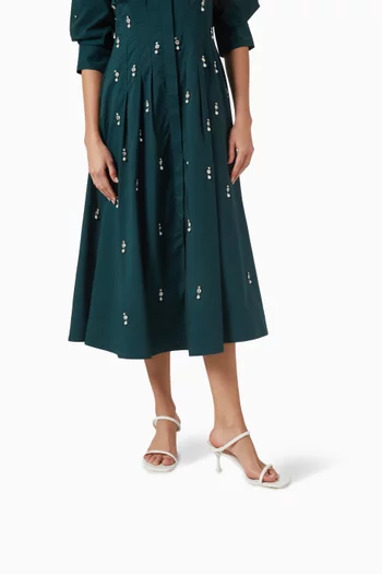 صندل سايرن بكعب منخفض 65 مم جلد