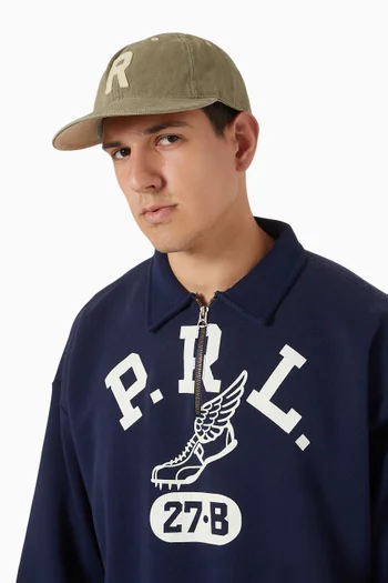 Logo Ball Cap in Cotton-twill