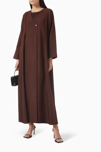 طقم عباية كريب