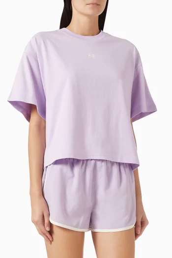 Superfine Logo T-shirt in Washed Cotton