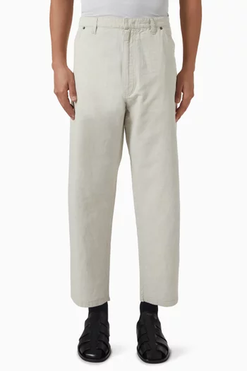 Loose Pants in Chambray