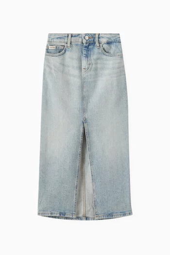 Maxi Skirt in Denim