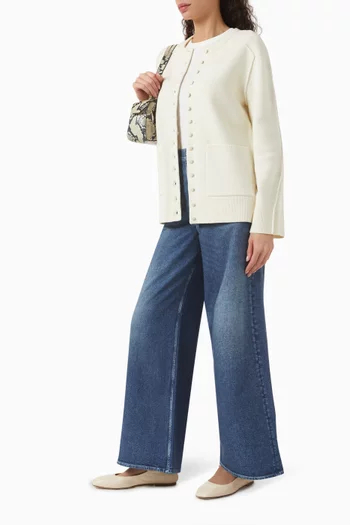 Bridget Crew Cardigan in Knit
