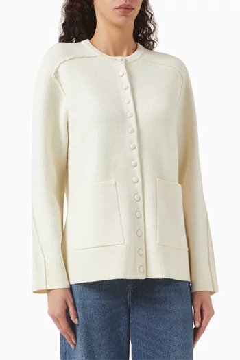 Bridget Crew Cardigan in Knit