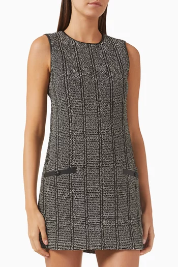 Frances Mini Dress in Tweed