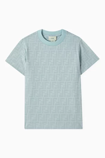 FF-print T-shirt in Cotton