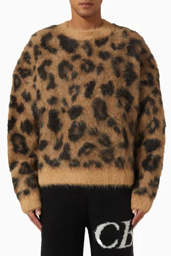 Leopard Sweatshirt in Knit