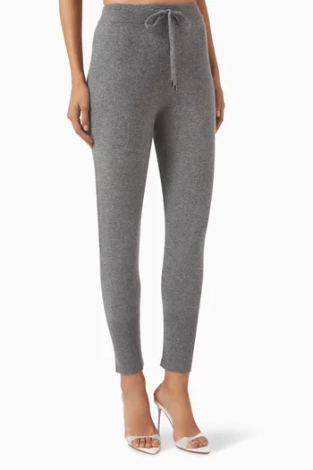 Drawstring Sweatpants in Wool-blend