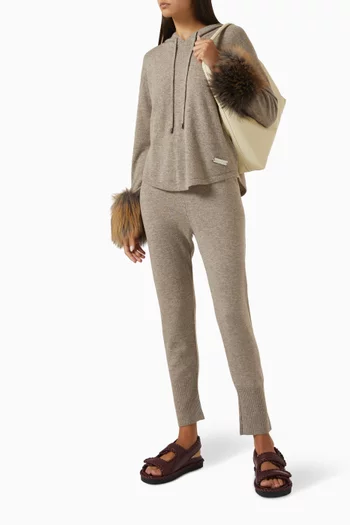 Tapered Drawstring Pants in Knit