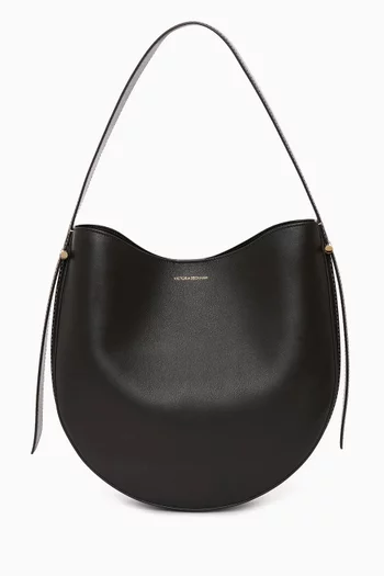 Medium Dia Hobo Bag in Smooth Calf Leather