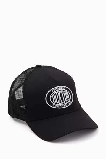 Crest Trucker Cap in Nylon Twill