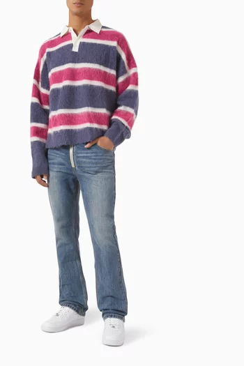Rugby Shirt in Mohair Knit