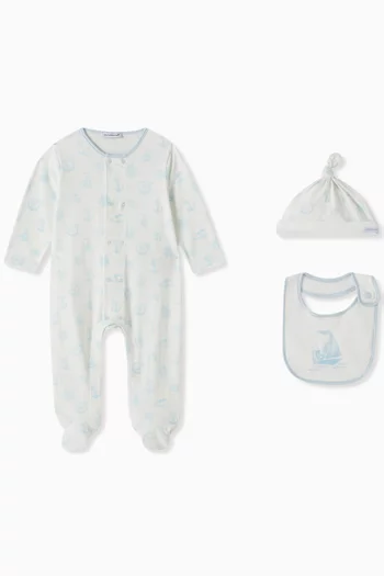 3-piece Gift Set in Cotton Jersey