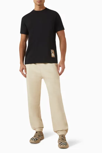 Equestrian Knight-patch T-shirt in Cotton