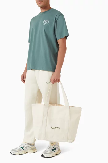 Wordmark Boat Tote Bag in Canvas