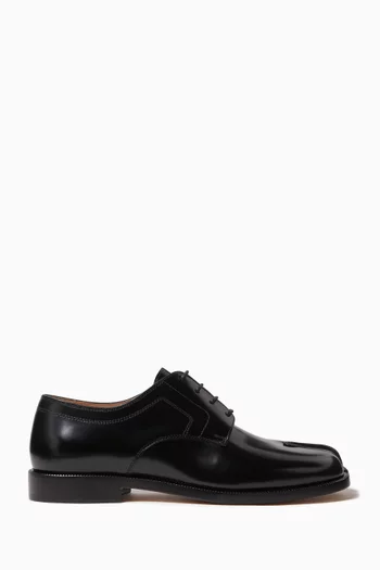 Tabi Lace-up Shoes in Calf Leather