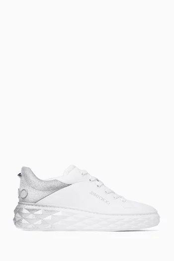 Diamond Maxi/F II Sneakers in Leather