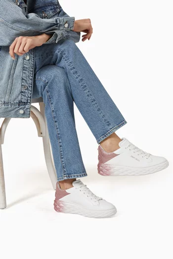 Diamond Maxi/F II Sneakers in Leather