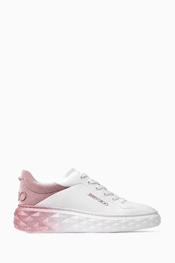 Diamond Maxi/F II Sneakers in Leather