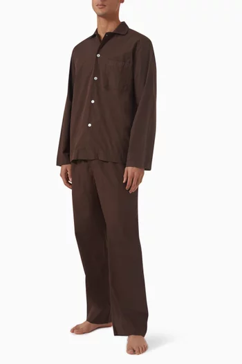 Long-sleeve Shirt in Cotton Poplin