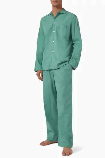 Long-sleeve Shirt in Cotton Poplin