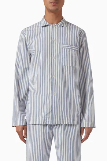 Long-sleeve Shirt in Cotton Poplin