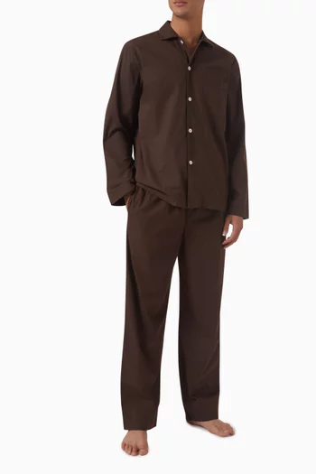 Pyjama Pants in Organic Cotton Poplin