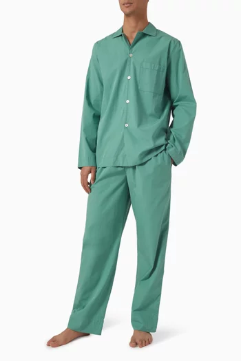 Pyjama Pants in Organic Cotton Poplin