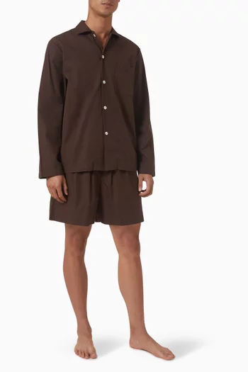Shorts in Organic Cotton Poplin