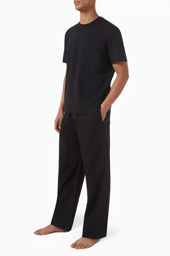 Short-sleeve Sleeping T-shirt in Organic Cotton
