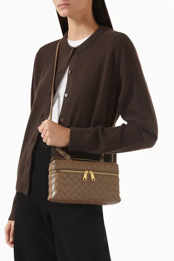 Bang Bang Vanity Case in Intrecciato Leather