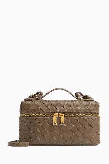 Bang Bang Vanity Case in Intrecciato Leather