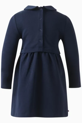 Flared Dress in Organic Cotton