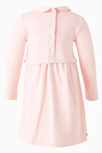 Flared Dress in Organic Cotton